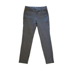 Old Navy Black White Checkered Pixie Ankle Pants Size 4